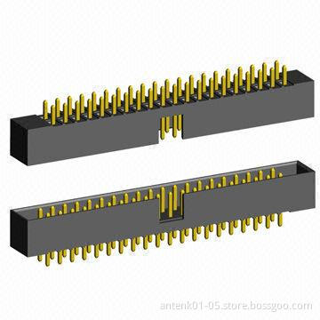 2.0mm Box Headers, Dip Straight Type, Made of Copper Alloy Contacts